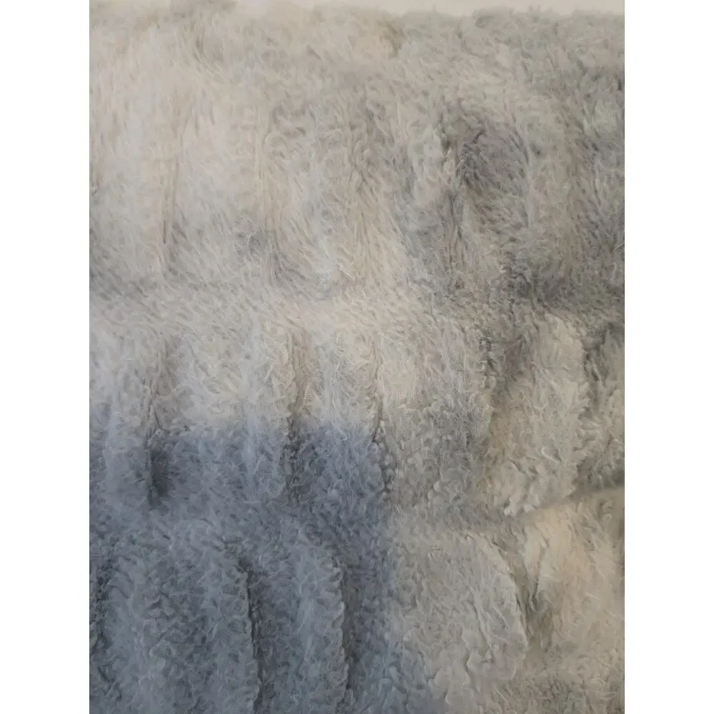 Koolaburra by UGG faux fur Throw pillow case 18”x18” Gray Decor